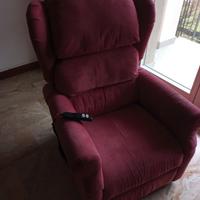 poltrona reclinabile Relax modello Nuvola  rossa 