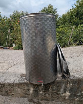 Serbatoio Inox 500 litri per vino - Donato Roccia