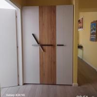 Armadio  in legno rovere nordico