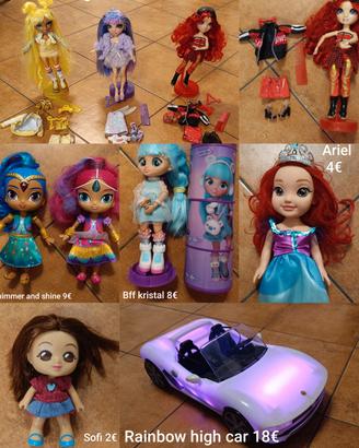 giocattoli bambina vari