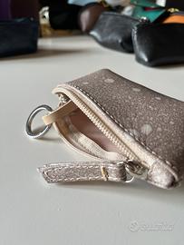 Esclusivo portachiavi in pelle effetto marmo 🪨✨