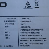 Frigorifero BEKO 475 litri conbinato