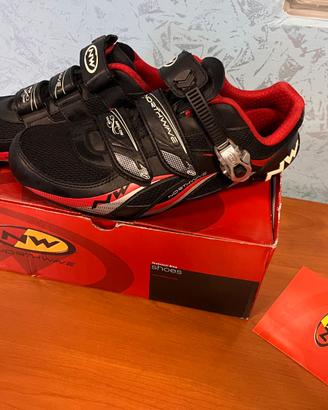 SCARPE CICLISMO STRADA BICI N.44 NORH WAVE