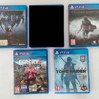 PS4 Prey, Tomb Raider, Far Cry 4, Star Trek PSVR