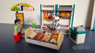 Playmobil 4412 Set Scatola Macelleria Macellaio Ne