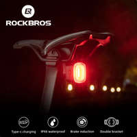 Rockbros Luce Posteriore LED per Bici - IPX6, 4 Mo