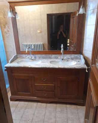 Mobile legno per bagno