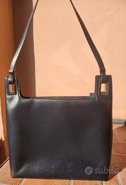 Borsa a spalla Gucci in pelle blu