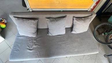 Alvdalen Divano letto 3 posti Knisa grigio chiaro 