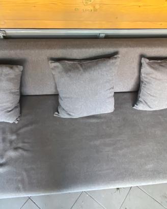 Alvdalen Divano letto 3 posti Knisa grigio chiaro 