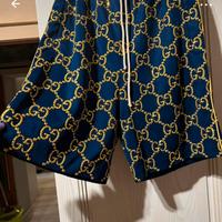 Short navy e gold crystal-GG