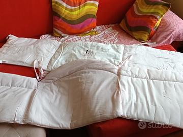 2 Paracolpi + piumone + trapunta per lettino