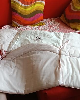 2 Paracolpi + piumone + trapunta per lettino