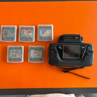 Sega Game Gear Funzionante + 5 giochi + TV Tuner