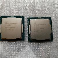 2 pezzi cpu  intel i5 8400