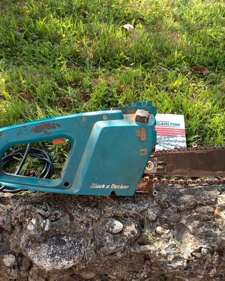Elettrosega Black & Decker più catena nuova 