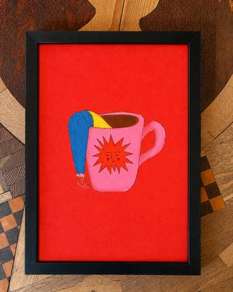 Quadretto cucina dipinto a mano 23x32 – Buongiorno