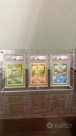 Pokemon trio starter ita prima edizione PSA