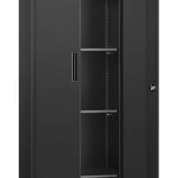 Armadio 5 ripiani nero verniciato