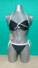 Bikini Calzedonia nero e bianco taglia S