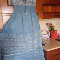 vestito pizzo San Carlo e cotone taglia unica 