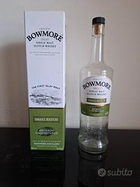 Bottiglia whisky BOWMORE BOURBON CASK vuota