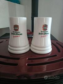 Coppia boccali birra DAB in ceramica