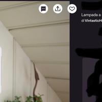 LAMPADA SOSPENSIONE D’EPOCA(RARO/ da Francia)vetro