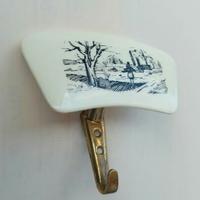 Gancio appendiabiti bachelite/ottone vita campagna