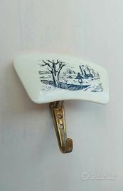 Gancio appendiabiti bachelite/ottone vita campagna