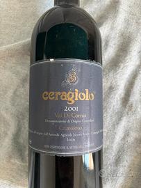 Vino ceragiolo 2001 ciliegiolo