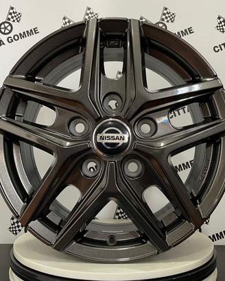 CERCHI IN LEGA NISSAN JUKE QASHQAI X-TRAIL LEAF 16