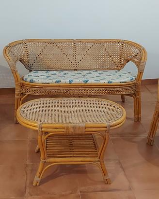 set divanetti vimini
