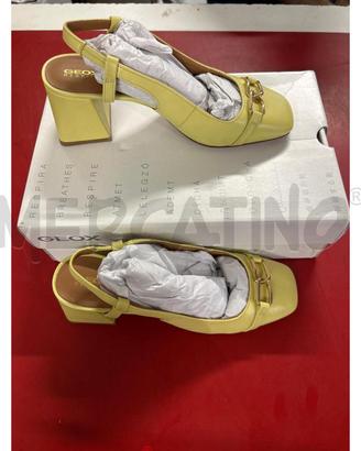SCARPE DONNA GEOX GIALLO CHIARO
