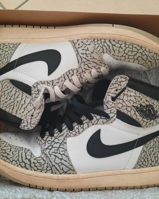 Air Jordan 1 Retro High OG White Cement