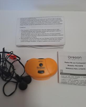 Radio FM con Contapassi ' Oregon Scientific ' PE31