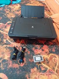 Stampante Canon Pixma MG2555S+cartucce 