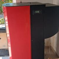stufa a pellet o gusci di noccioline