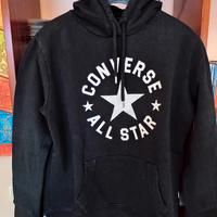 felpa converse all star con cappuccio 