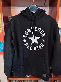 felpa converse all star con cappuccio 