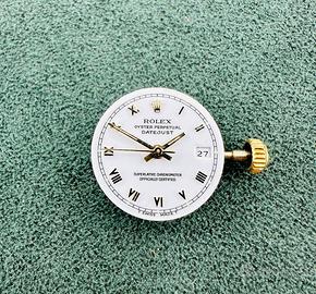 Movimento, quadrante e corona Rolex Datejust Lady