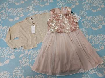 abito per cerimonia bimba 8 anni nuovo Conbipel 