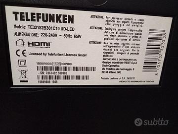 Tv Led Telefunken 32 pollici 