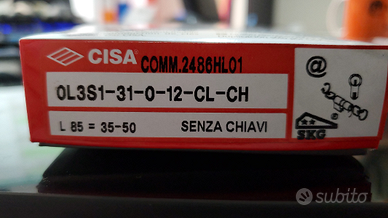 Cilindro europeo Cisa RS3 + 19 chiavi