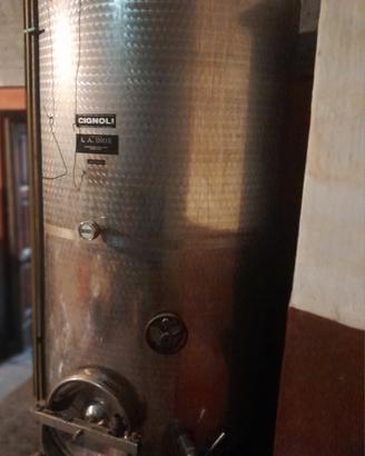 serbatoio acciaio inox