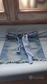 gonnellina in jeans bambina