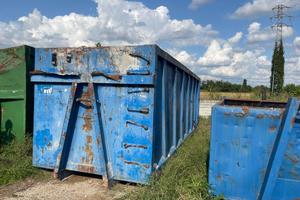 CONTAINER SCARRABILE USATO A CIELO APERTO