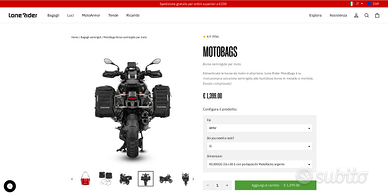 Borse Laterali Bmw Gs 1300 Lone Rider