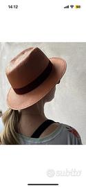 Borsalino In Paglia Donna Orange/Bordo’ - Tg 58/L