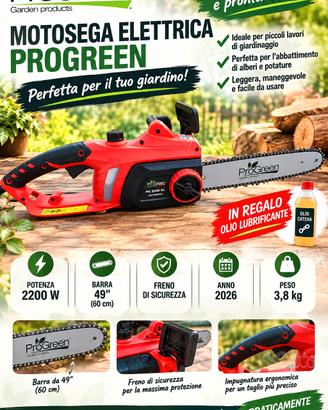 sega elettrica ProGreen 2200 watt